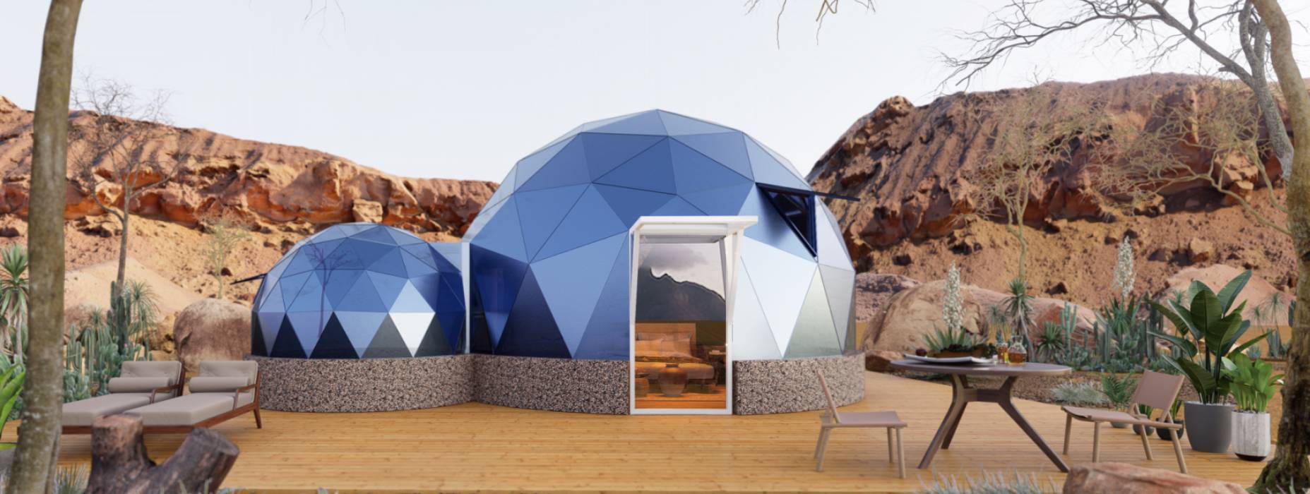 江西球形智能光伏玻璃星空房